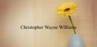 Obituary: Christopher Wayne Williams