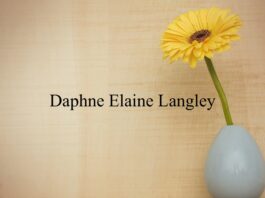 Obituary: Daphne Elaine Langley
