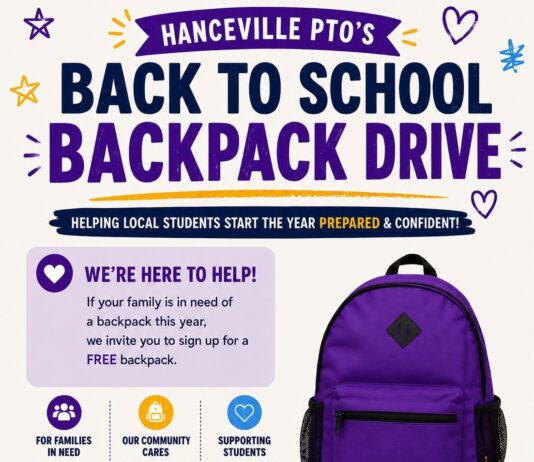 Hanceville PTO hosting Back-to-School Backpack Drive