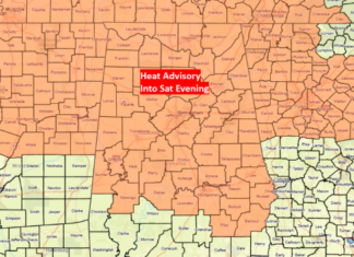 Heat Advisory Continues with a Few Severe Storms Possible