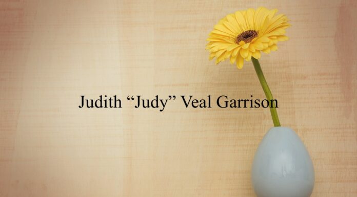 Obituary: Judith “Judy” Veal Garrison