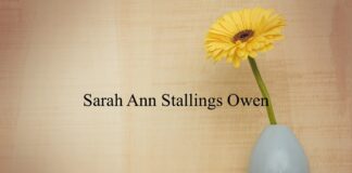 Obituary: Sarah Ann Stallings Owen
