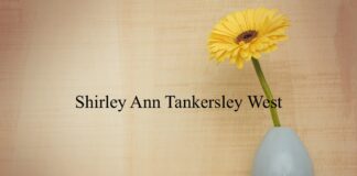 Obituary: Shirley Ann Tankersley West