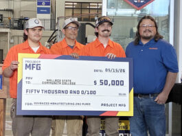 WSCC wins $50K as runner-up in Project MFG National Advanced Manufacturing Championship