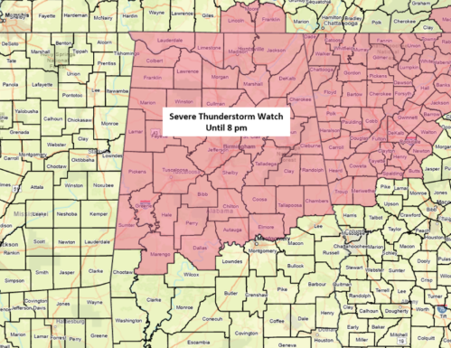 Hot And Humid With Severe Weather Today