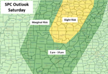 A Few Strong To Severe Storms Possible Saturday