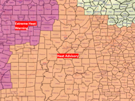 Extreme Heat in Parts of State with a Few Strong Storms Possible Today and Wednesday