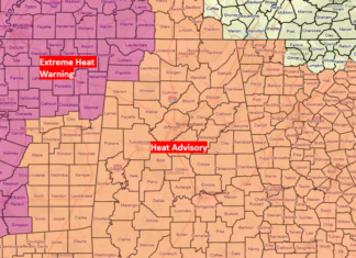 Extreme Heat in Parts of State with a Few Strong Storms Possible Today and Wednesday