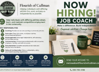 Flourish of Cullman accepting applications for job coaches
