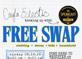 Cayla Eclectic hosting ‘Free Swap’ Aug. 16