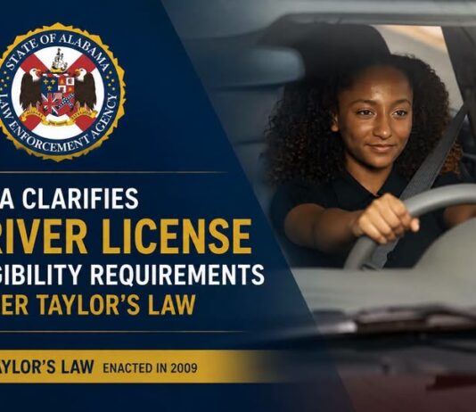 ALEA clarifies driver license eligibility requirements under Taylor’s Law, enacted in 2009