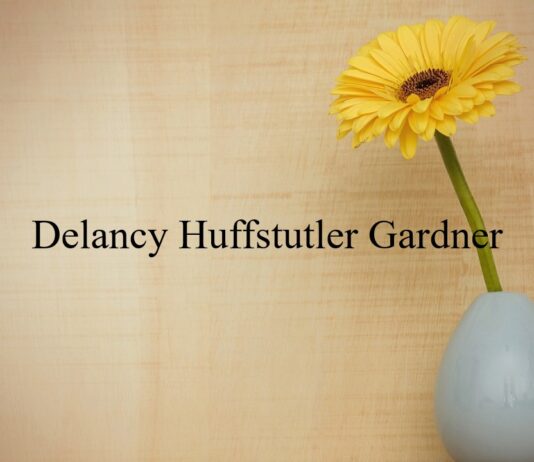 Obituary: Delancy Huffstutler Gardner
