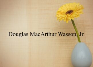 Obituary: Douglas MacArthur Wasson, Jr.