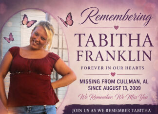 17-year remembrance event planned for missing Cullman woman Tabitha Franklin: Aug. 22
