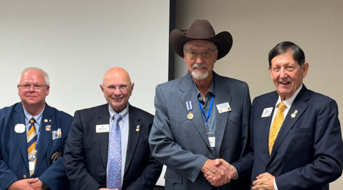 Cullman Lions Club member Riley Smith receives International Leadership Medal