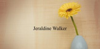 Obituary: Jeraldine Walker