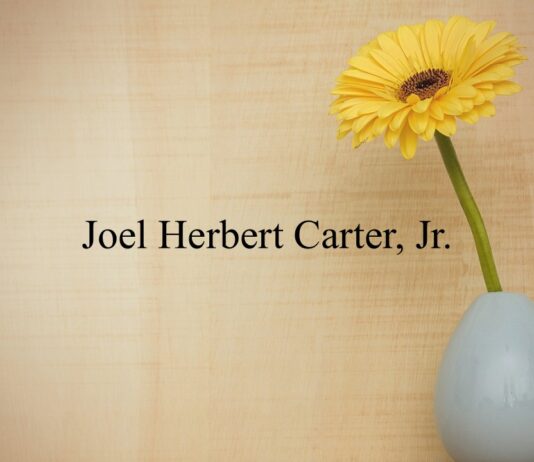 Obituary: Joel Herbert Carter, Jr.