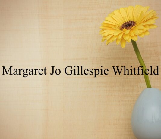Obituary: Margaret Jo Gillespie Whitfield