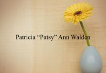 Obituary: Patricia “Patsy” Ann Walden