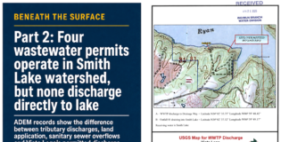 Beneath the surface, part 2: 4 wastewater permits operate in Smith Lake watershed, but none discharge directly to lake