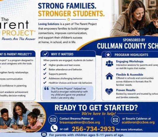 Cullman County Schools offering free parenting support program