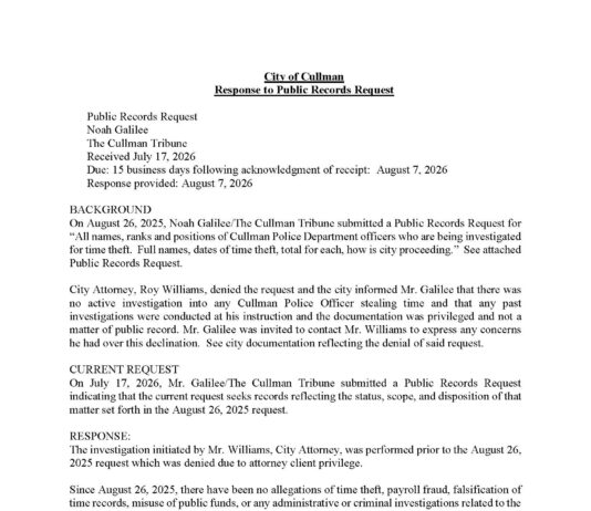 City records response confirms investigation into CPD time theft allegations, reveals Ethics Commission communication