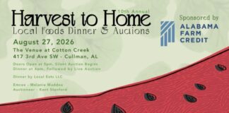 10th annual Harvest to Home Dinner to benefit North Alabama Agriplex coming Aug. 27