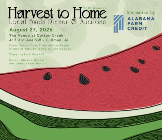 10th annual Harvest to Home Dinner to benefit North Alabama Agriplex coming Aug. 27