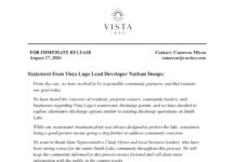 Vista Lago evaluating alternative wastewater options following Smith Lake concerns
