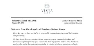 Vista Lago evaluating alternative wastewater options following Smith Lake concerns