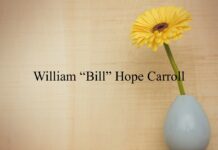 Obituary: William “Bill” Hope Carroll
