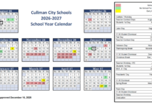 Cullman City Schools back-to-school info 2026-2027 Â