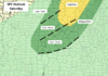 Periods of Heavy Rain with a Few Strong to Severe Storms Possible Today