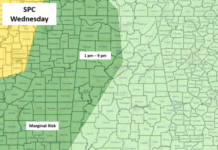 Periods of Showers and Thunderstorms Through Friday