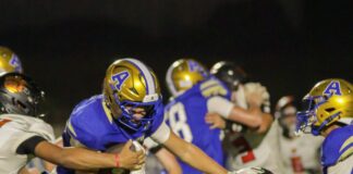 PREP FOOTBALL: Addison takes down Meek 56-6