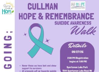 Cullman Hope & Remembrance Suicide Awareness Walk set for Sept. 27