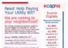 CAPNA utility assistance program availability tomorrow, Sept. 22, at Hilltop Community Center