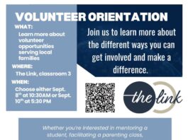 The Link holding volunteer orientation Sept. 10