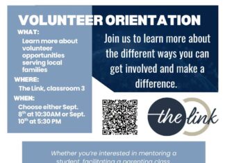 The Link holding volunteer orientation Sept. 10