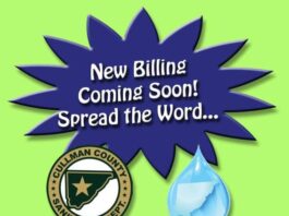 Payment transition notice for Cullman County Water and Sanitation customers