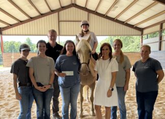 Saying yes to hope – Cullman Savings Bank invests in Hope Horses covered arena