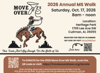 2026 Move Over MS Walk set for Oct. 17; Register for free