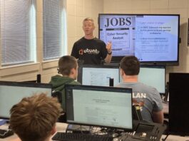 Cullman High career tech cyber program shares vision for Community SOC program at State Security Council Meeting