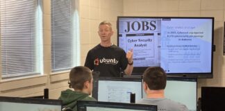 Cullman High career tech cyber program shares vision for Community SOC program at State Security Council Meeting