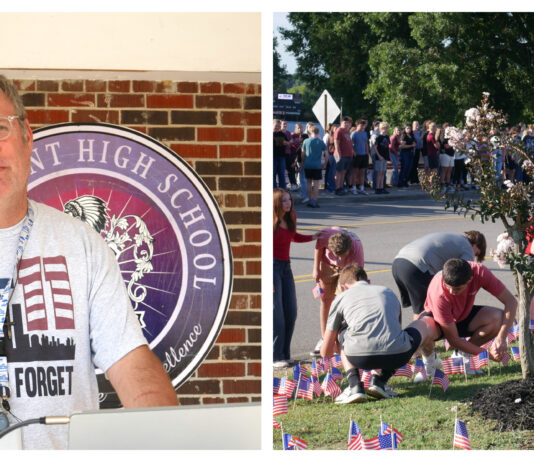West Point High places 2,997 flags on 25th anniversary of 9/11