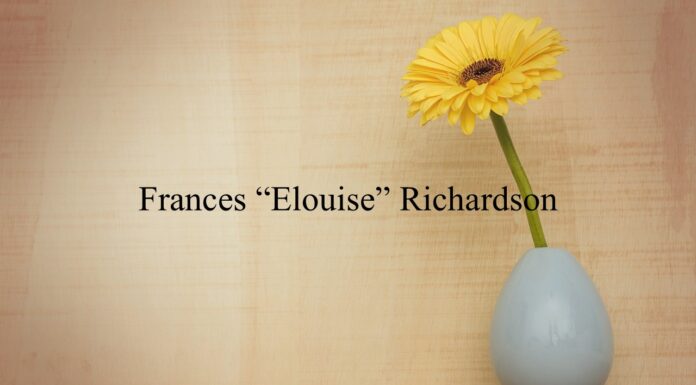 Obituary: Frances “Elouise” Richardson