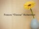 Obituary: Frances “Elouise” Richardson