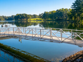 New Lake Catoma courtesy dock gives anglers safer access