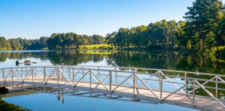 New Lake Catoma courtesy dock gives anglers safer access