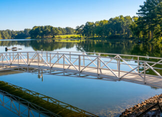New Lake Catoma courtesy dock gives anglers safer access